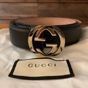 Gucci Interlocking G Logo Belt